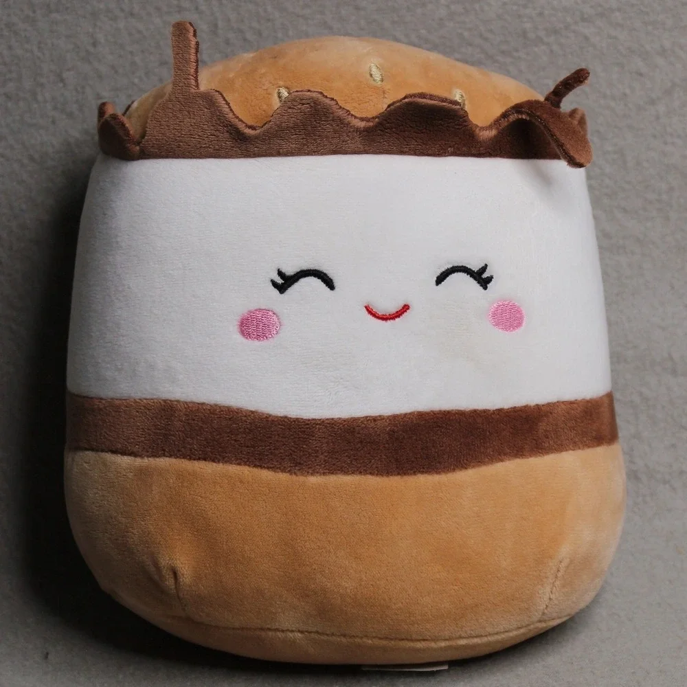 Squishmallows Plush Unisex‎ 5 Inch Brown Bernice S'more Foodie Soft Toy Cuddly